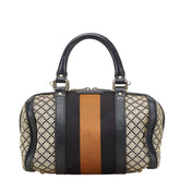 グッチ ディアマンテ ミニボストンバッグ ハンドバッグ 269876 ベージュ マルチカラー キャンバス レザー レディース GUCCI 【中古】